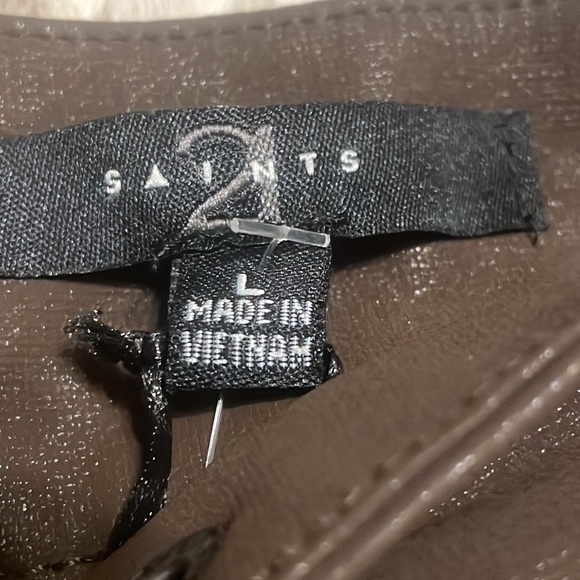 21 Saints Brown Wrap Skirt NWT - Picture 5 of 9